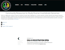 Tablet Screenshot of giga-cos.org